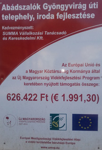 Megvalósított pályázatok